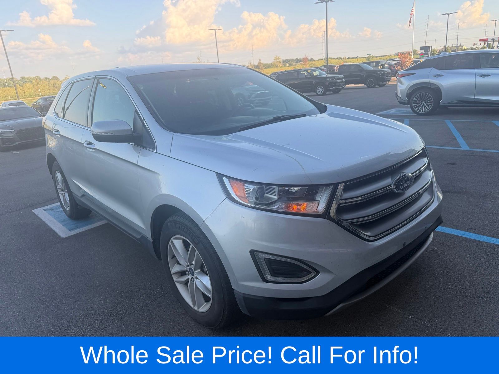 Ingot Silver 2016 Ford Edge SUV / Crossover Front-Wheel Drive 6-Speed Automatic