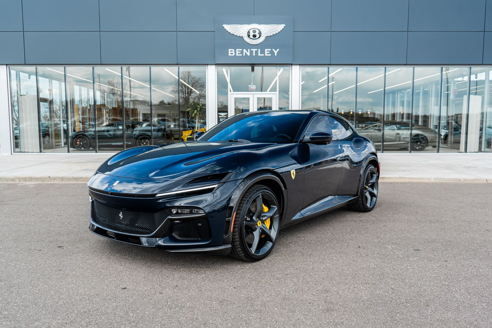 Blu Pozzi 2025 Ferrari Purosangue AWD SUV / Crossover All-Wheel Drive 8-Speed Dual Clutch