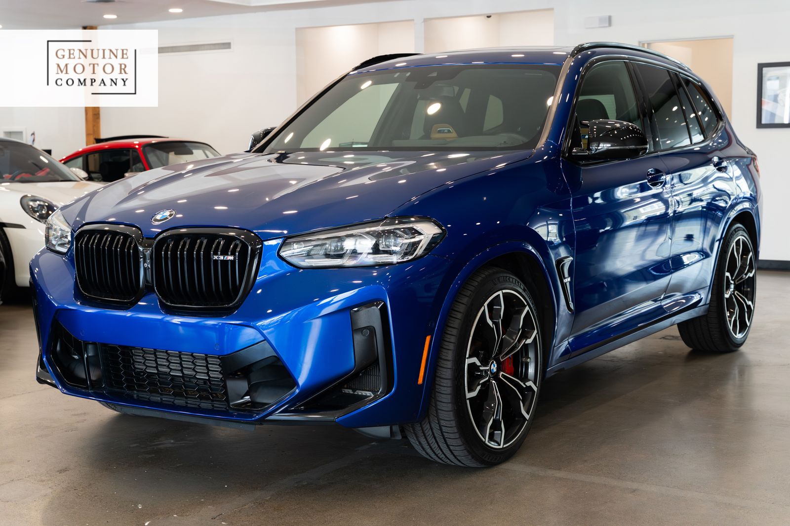 Marina Bay Blue Metallic 2022 BMW X3 M SUV / Crossover All-Wheel Drive 8-Speed Automatic