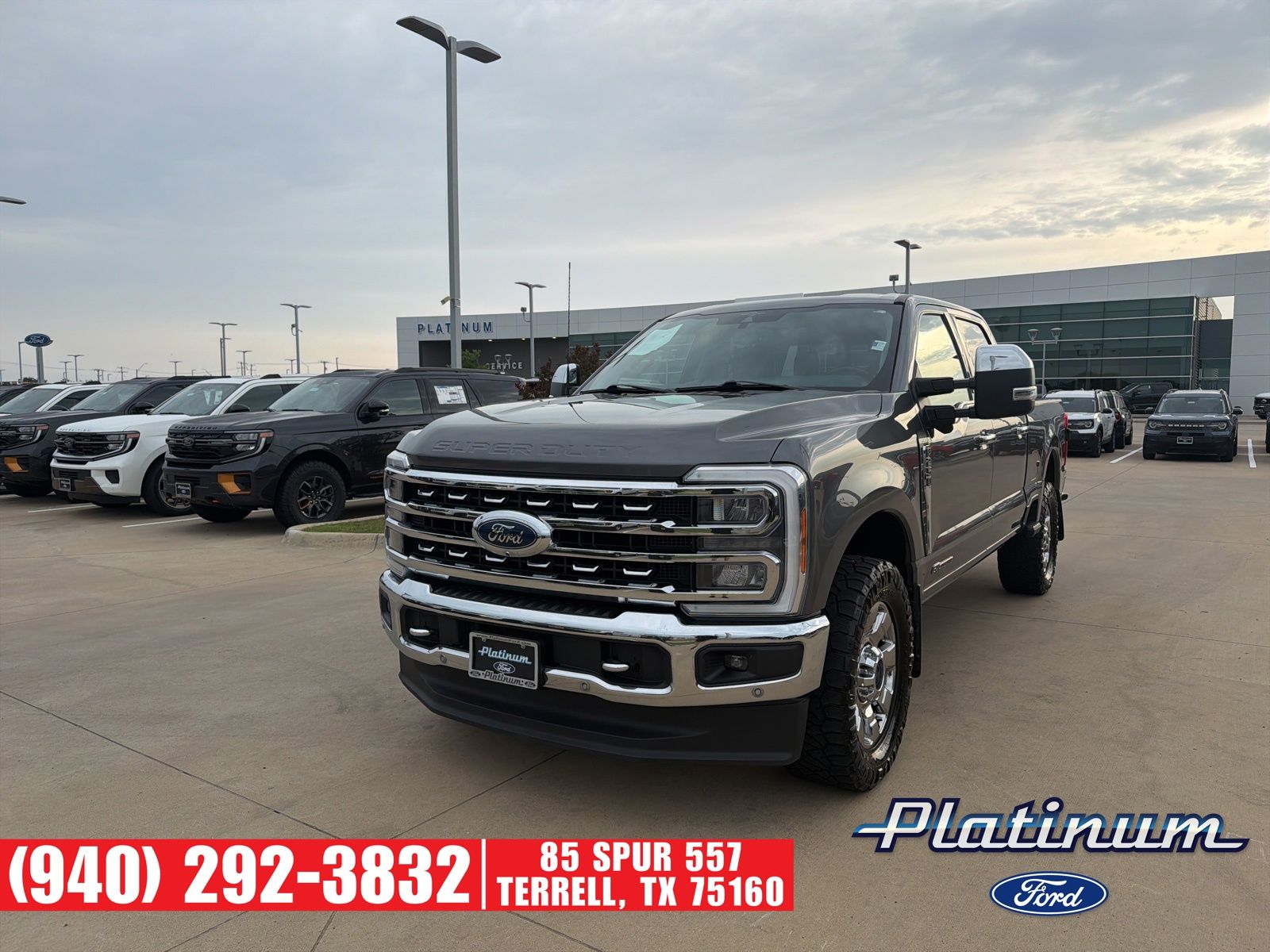 Carbonized Gray Metallic 2023 Ford F-250 Super Duty Pickup Truck Four-Wheel Drive Automatic