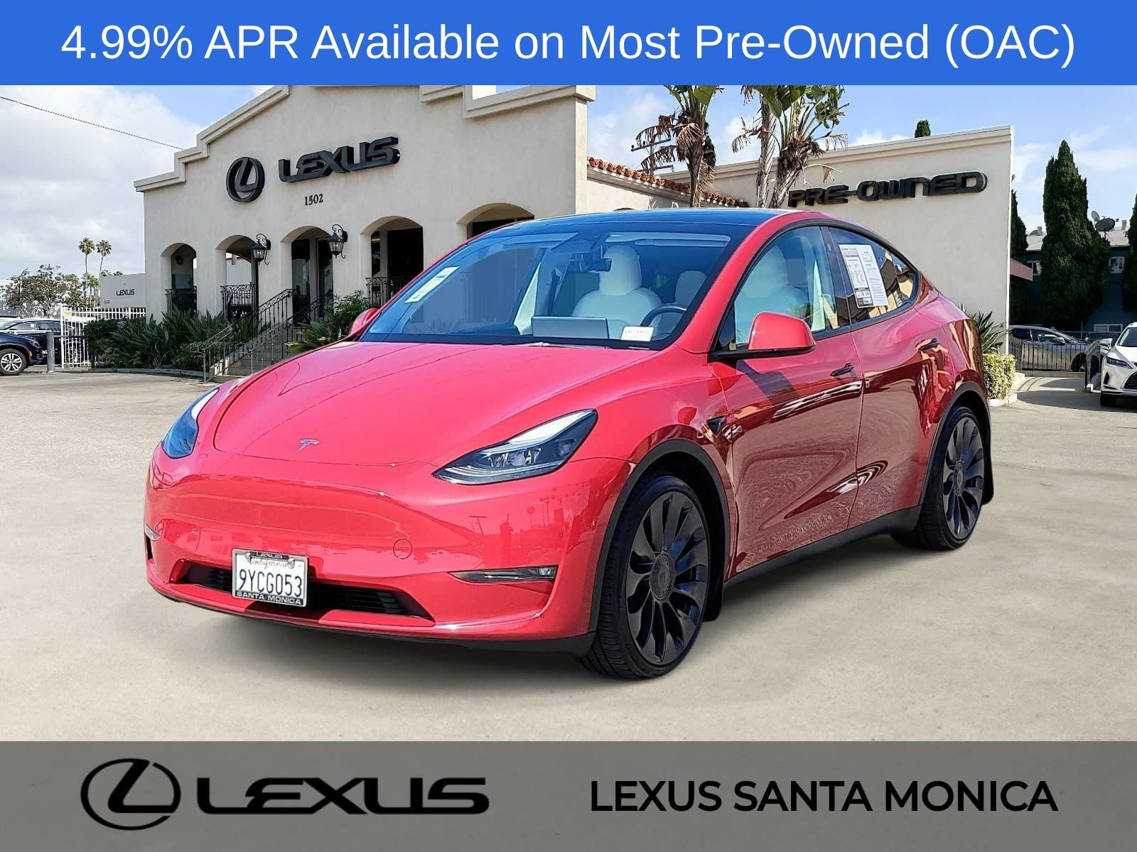 Red Multi-Coat 2023 Tesla Model Y SUV / Crossover All-Wheel Drive 1-Speed Automatic