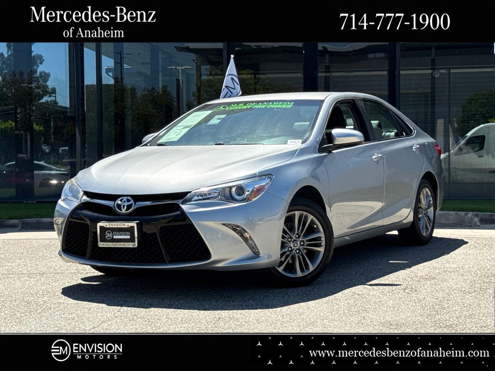 Celestial Silver Metallic 2017 Toyota Camry Sedan Front-Wheel Drive 6-Speed Automatic