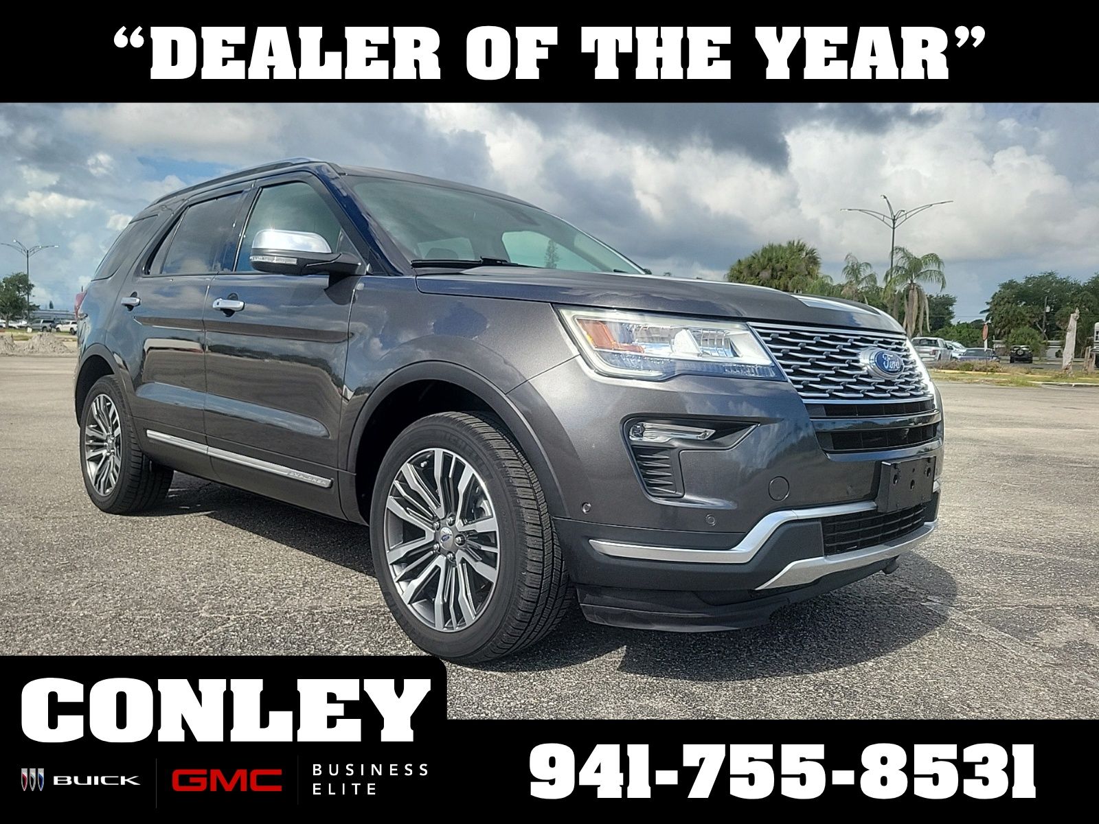 Gray (Magnetic) 2018 Ford Explorer SUV / Crossover All-Wheel Drive 6-Speed Automatic