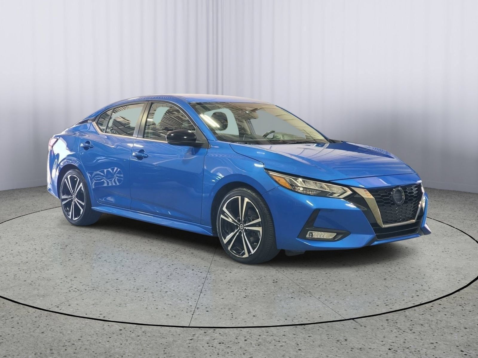 Electric Blue Metallic 2022 Nissan Sentra Sedan Front-Wheel Drive Continuously Variable Transmission