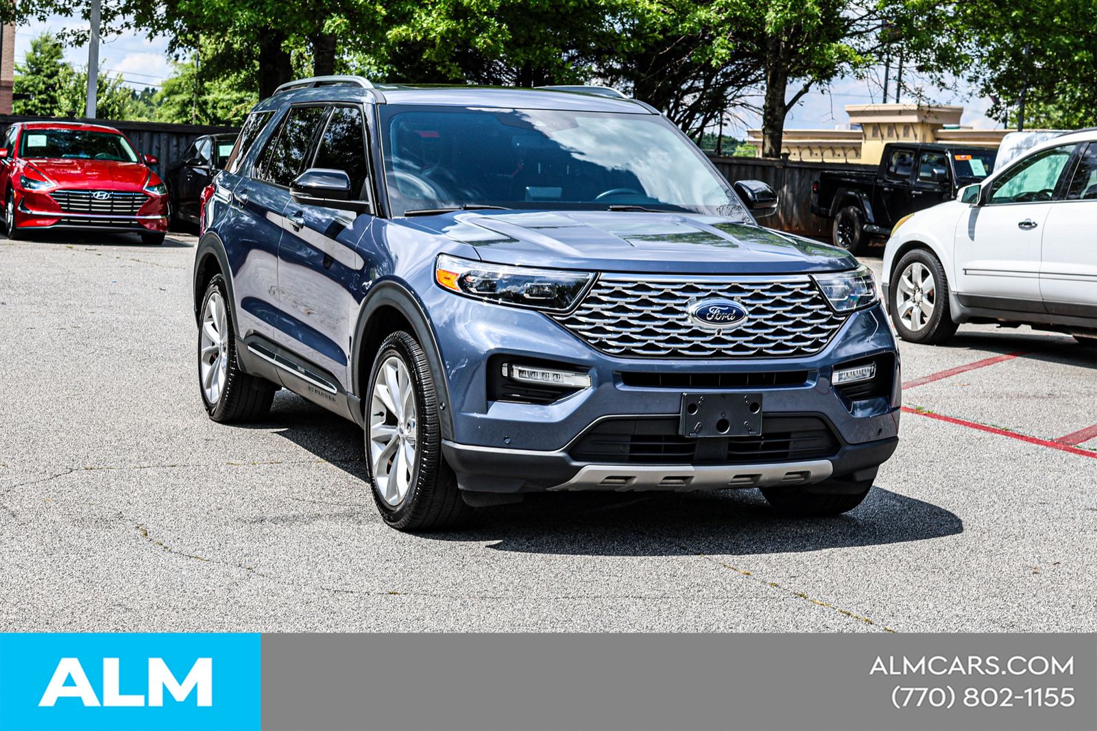 Used 2021 Blue Ford Platinum image 5