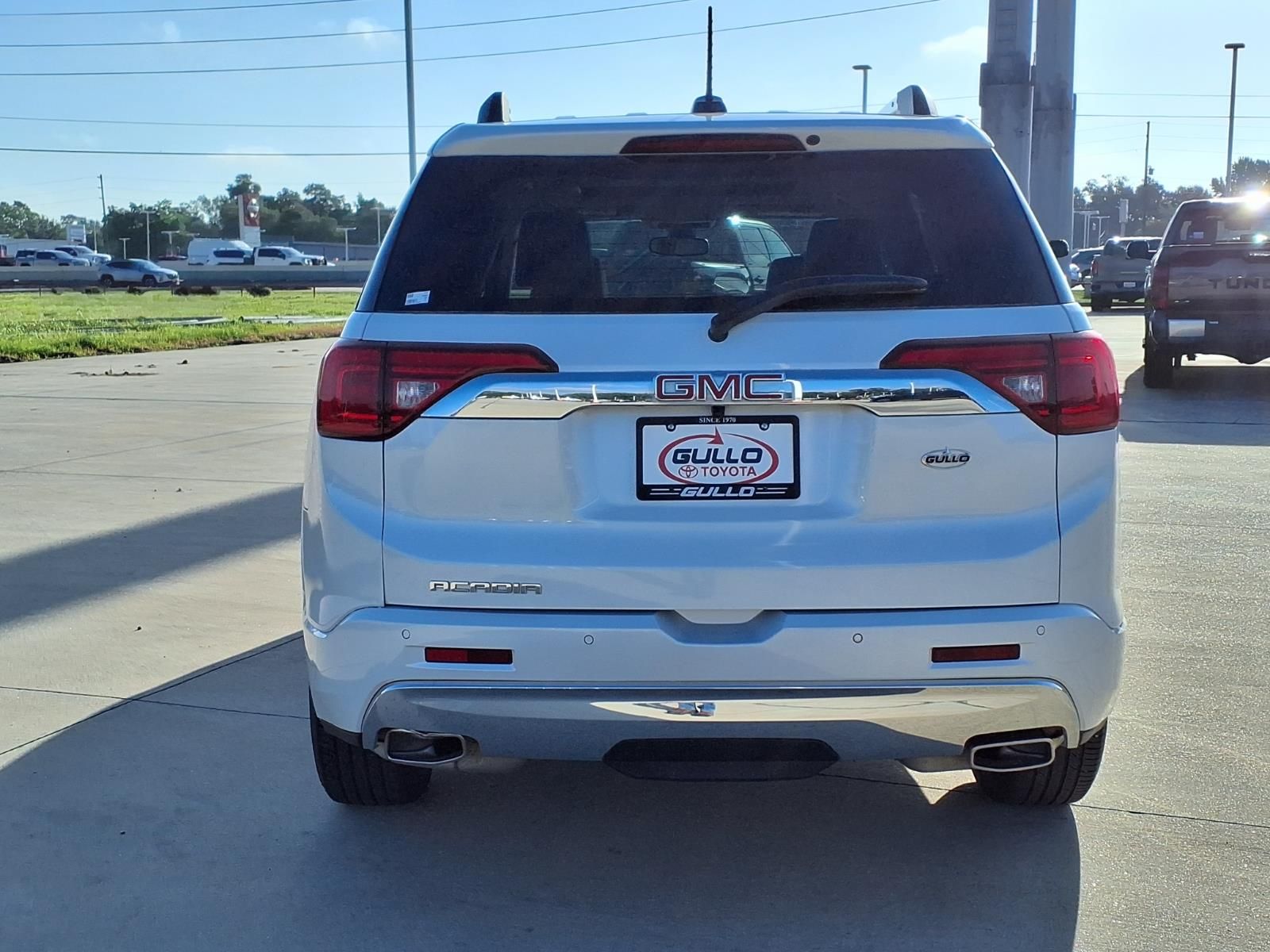 2017 GMC Acadia Denali White at Joe Myers Mazda Kia
