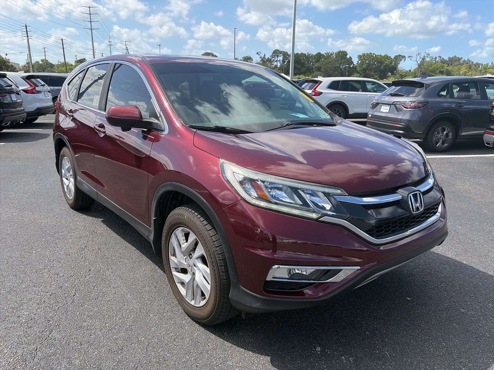 Basque Red Pearl II 2016 Honda CR-V EX FWD SUV / Crossover Front-Wheel Drive Continuously Variable Transmission