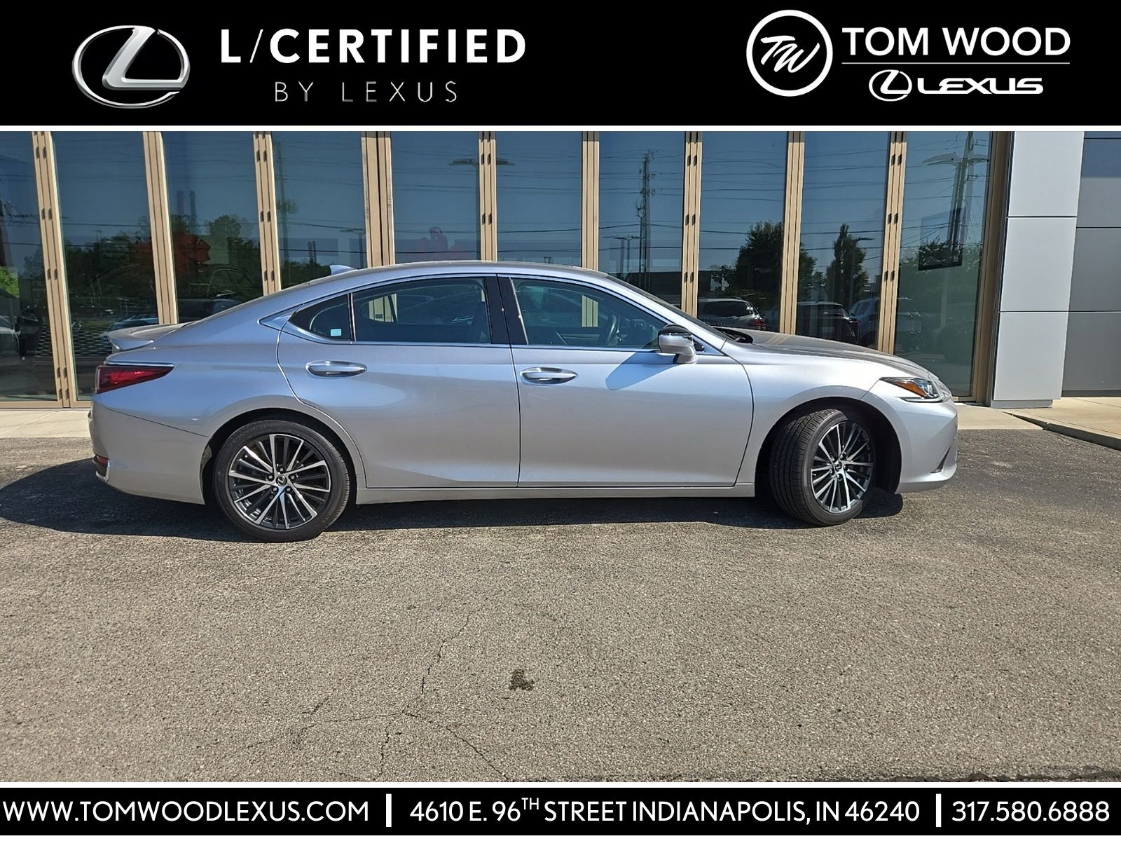Iridium 2024 Lexus ES Hybrid Sedan Front-Wheel Drive Continuously Variable Transmission