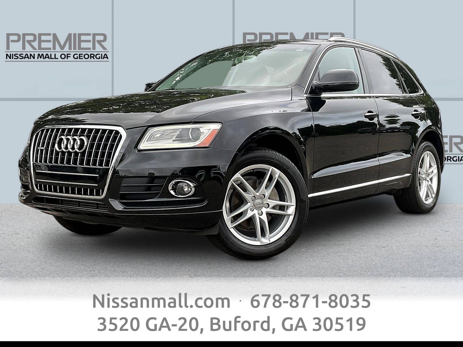 Brilliant Black 2017 Audi Q5 SUV / Crossover All-Wheel Drive 8-Speed Automatic