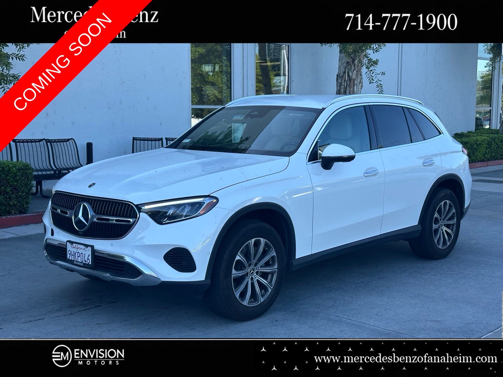 Polar White 2023 Mercedes-Benz GLC SUV / Crossover Rear-Wheel Drive 9-Speed Automatic
