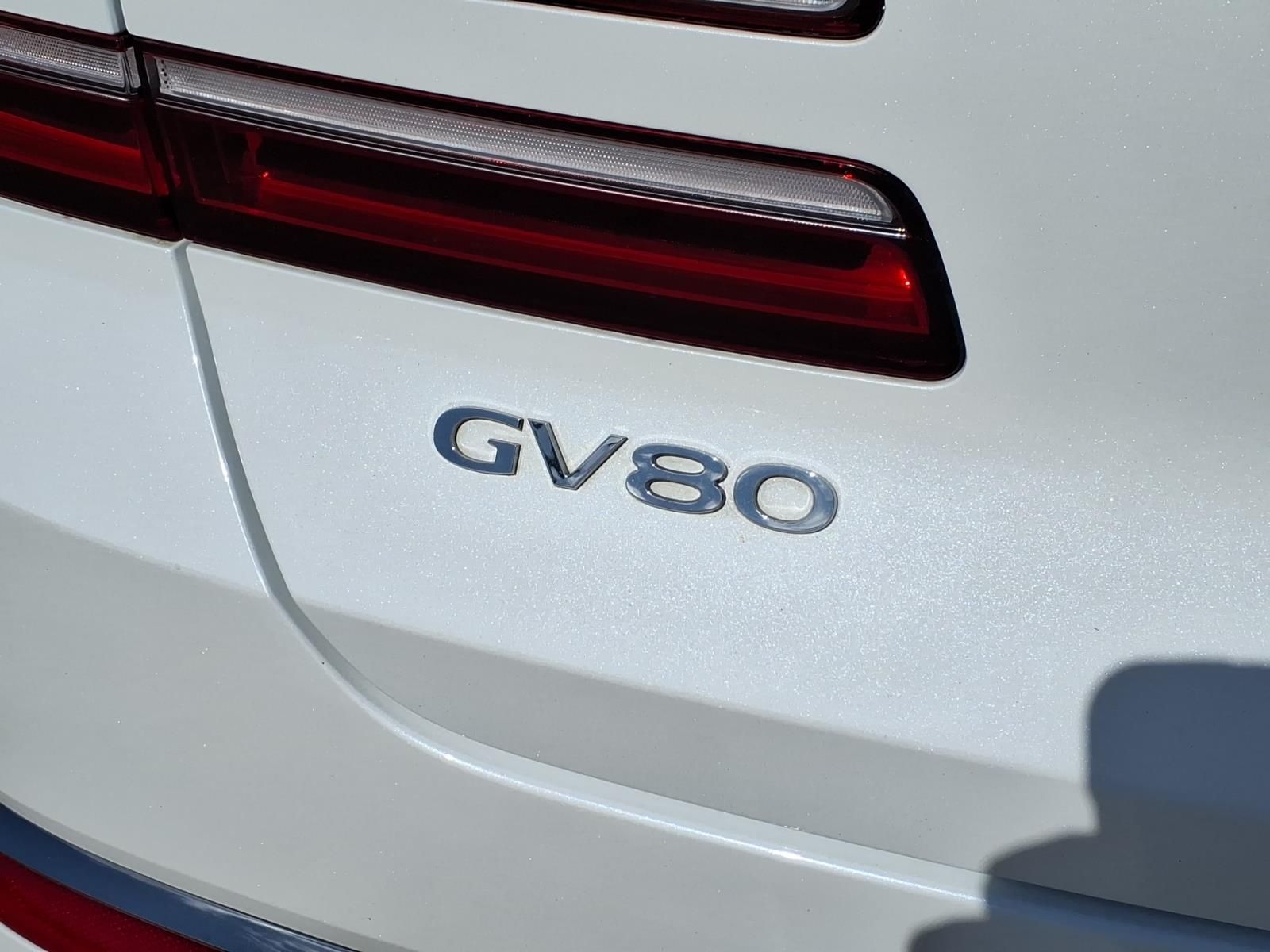 2025 Genesis GV80 3.5T Advanced White at Genesis of Spring