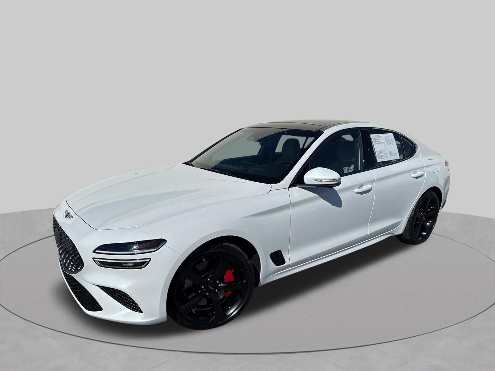 White 2026 Genesis G70 Sedan Rear-Wheel Drive 8-Speed Automatic