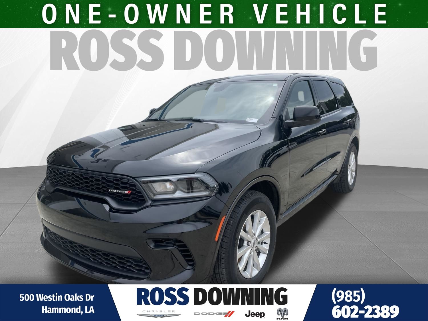 DB Black Crystal Clearcoat 2026 Dodge Durango SUV / Crossover Rear-Wheel Drive 8-Speed Automatic