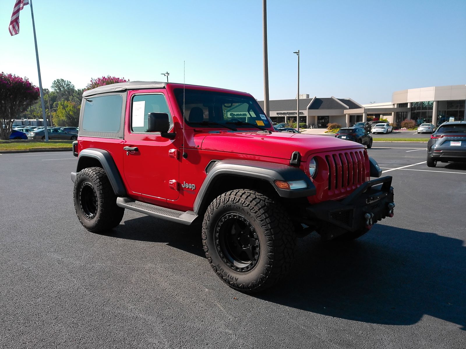 Red Clearcoat 2020 Jeep Wrangler SUV / Crossover Four-Wheel Drive 8-Speed Automatic