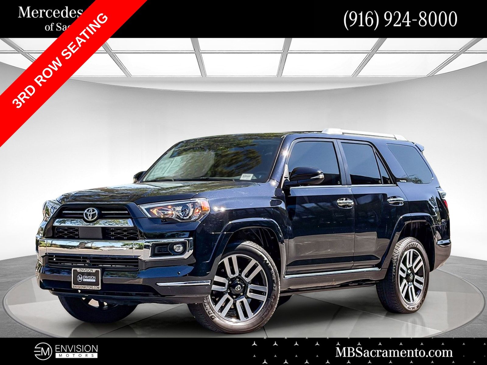 Midnight Black Metallic 2023 Toyota 4Runner Limited 4WD SUV / Crossover All-Wheel Drive 5-Speed Automatic