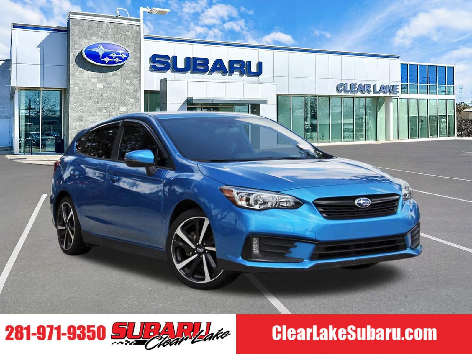 Ocean Blue Pearl 2021 Subaru Impreza Wagon All-Wheel Drive Continuously Variable Transmission