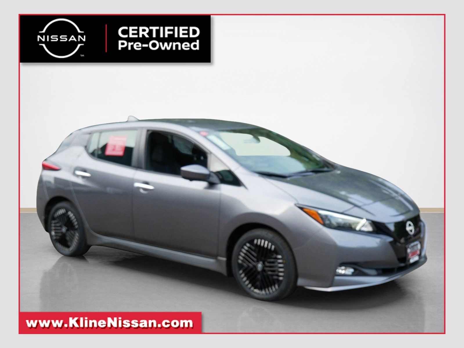 Gray (Gun Metallic) 2025 Nissan LEAF Hatchback Front-Wheel Drive Automatic