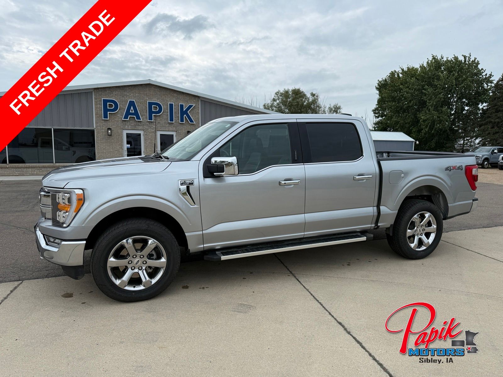 Iconic Silver Metallic 2023 Ford F-150 Pickup Truck Four-Wheel Drive Automatic