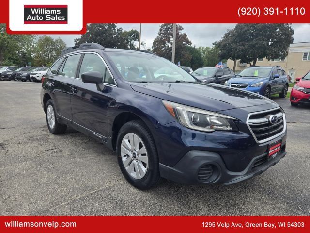 Dark Blue Pearl 2018 Subaru Outback Wagon All-Wheel Drive Continuously Variable Transmission