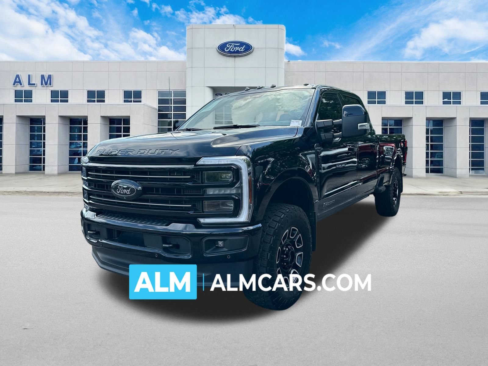Black 2025 Ford F-250 Super Duty Pickup Truck Four-Wheel Drive Automatic
