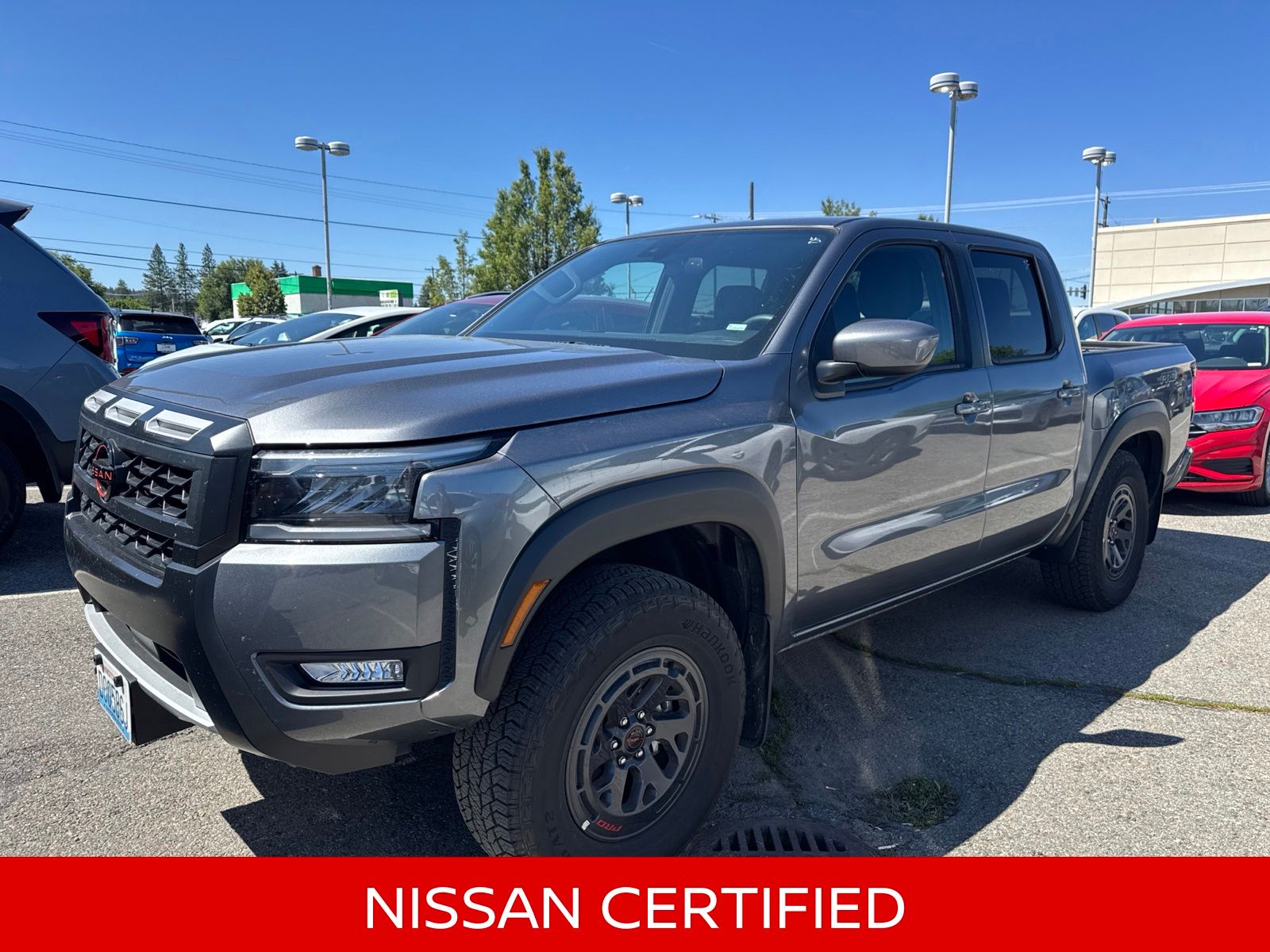 Gray (Gun Metallic) 2026 Nissan Frontier Pickup Truck Four-Wheel Drive 9-Speed Automatic Overdrive