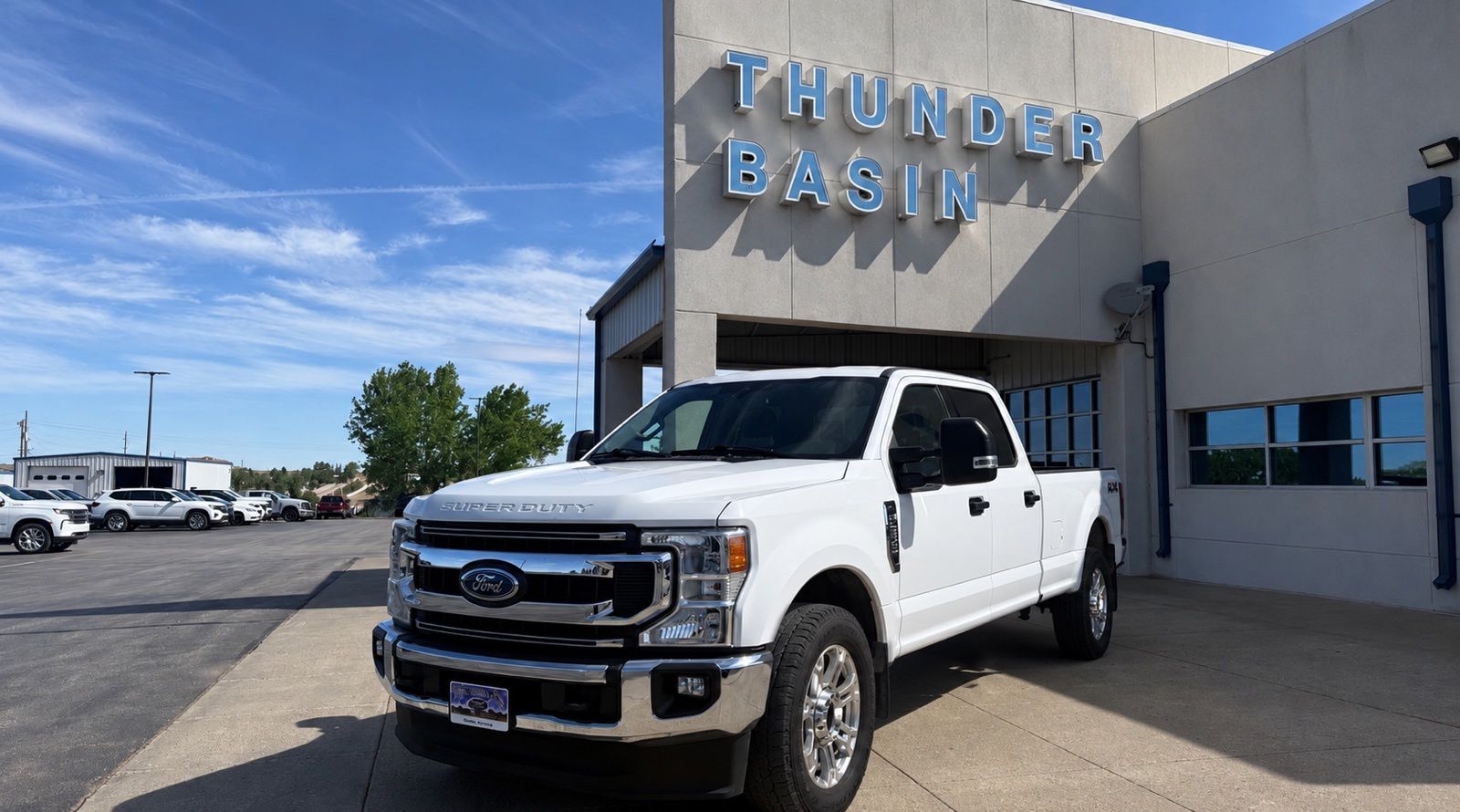 White 2021 Ford F-250 Super Duty Pickup Truck Four-Wheel Drive 6-Speed Automatic