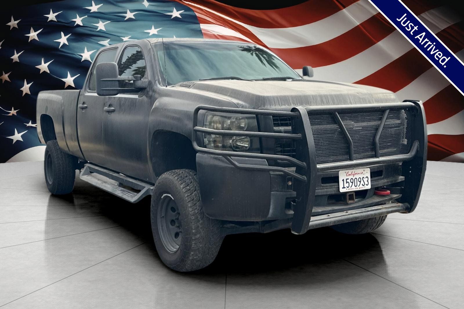 Black 2008 Chevrolet Silverado 3500HD Pickup Truck Four-Wheel Drive 6-Speed Automatic