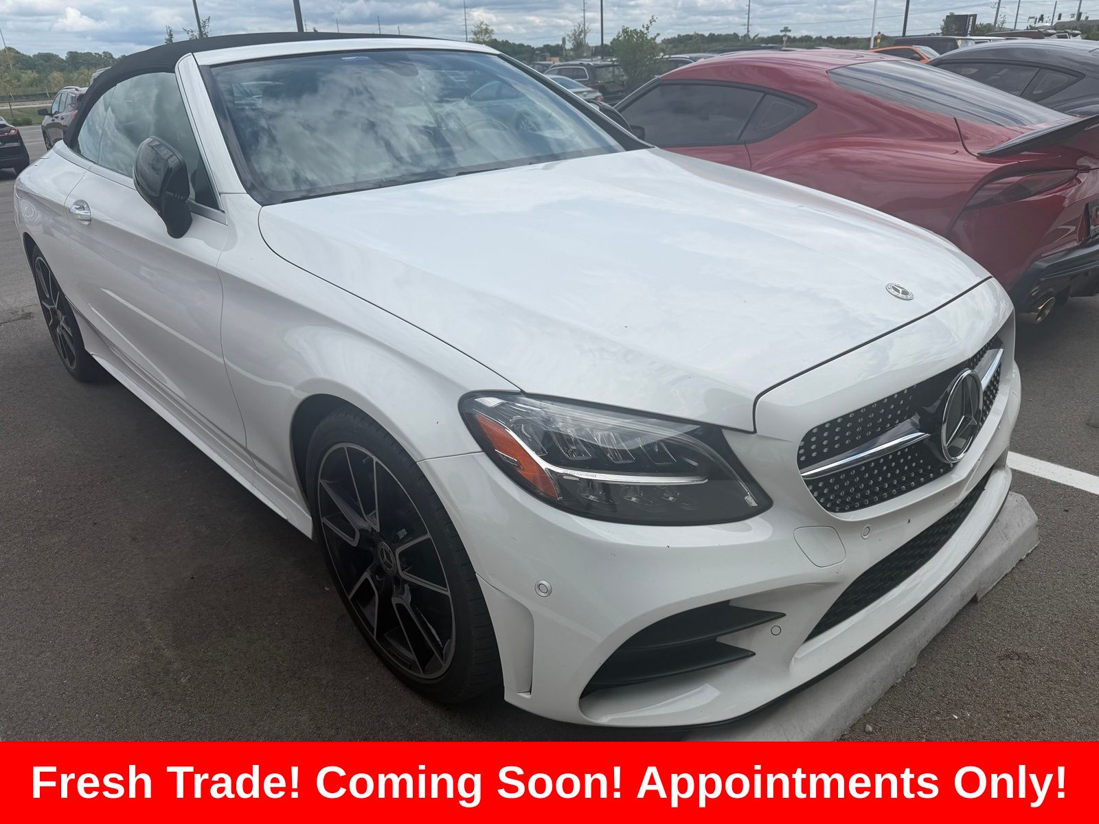 Polar White 2021 Mercedes-Benz C-Class Convertible Rear-Wheel Drive 9-Speed Automatic