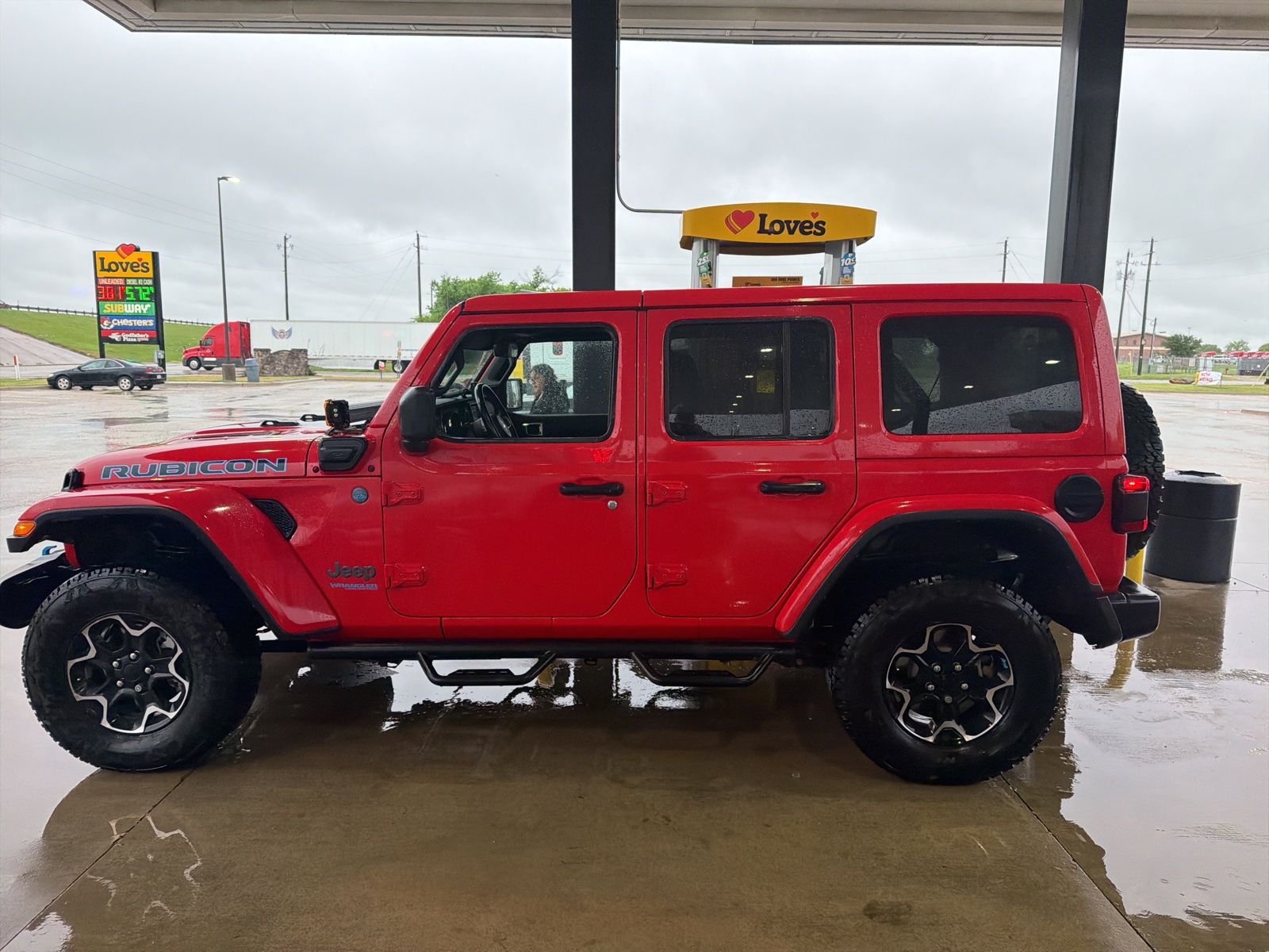 Firecracker Red Clearcoat 2022 Jeep Wrangler 4xe Rubicon 4WD SUV / Crossover Four-Wheel Drive 8-Speed Automatic