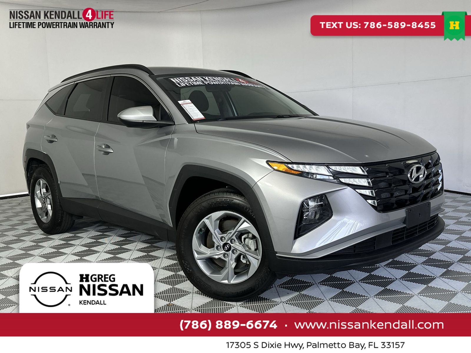 Shimmering Silver 2024 Hyundai Tucson SEL Fleet AWD SUV / Crossover All-Wheel Drive 8-Speed Automatic