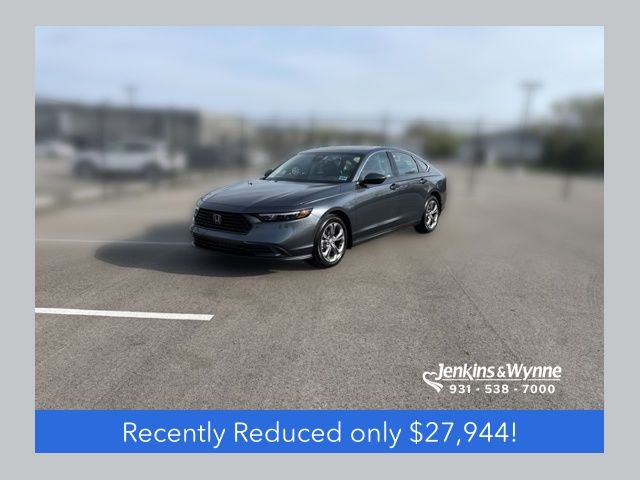 Meteorite Gray Metallic 2024 Honda Accord Sedan Front-Wheel Drive Continuously Variable Transmission