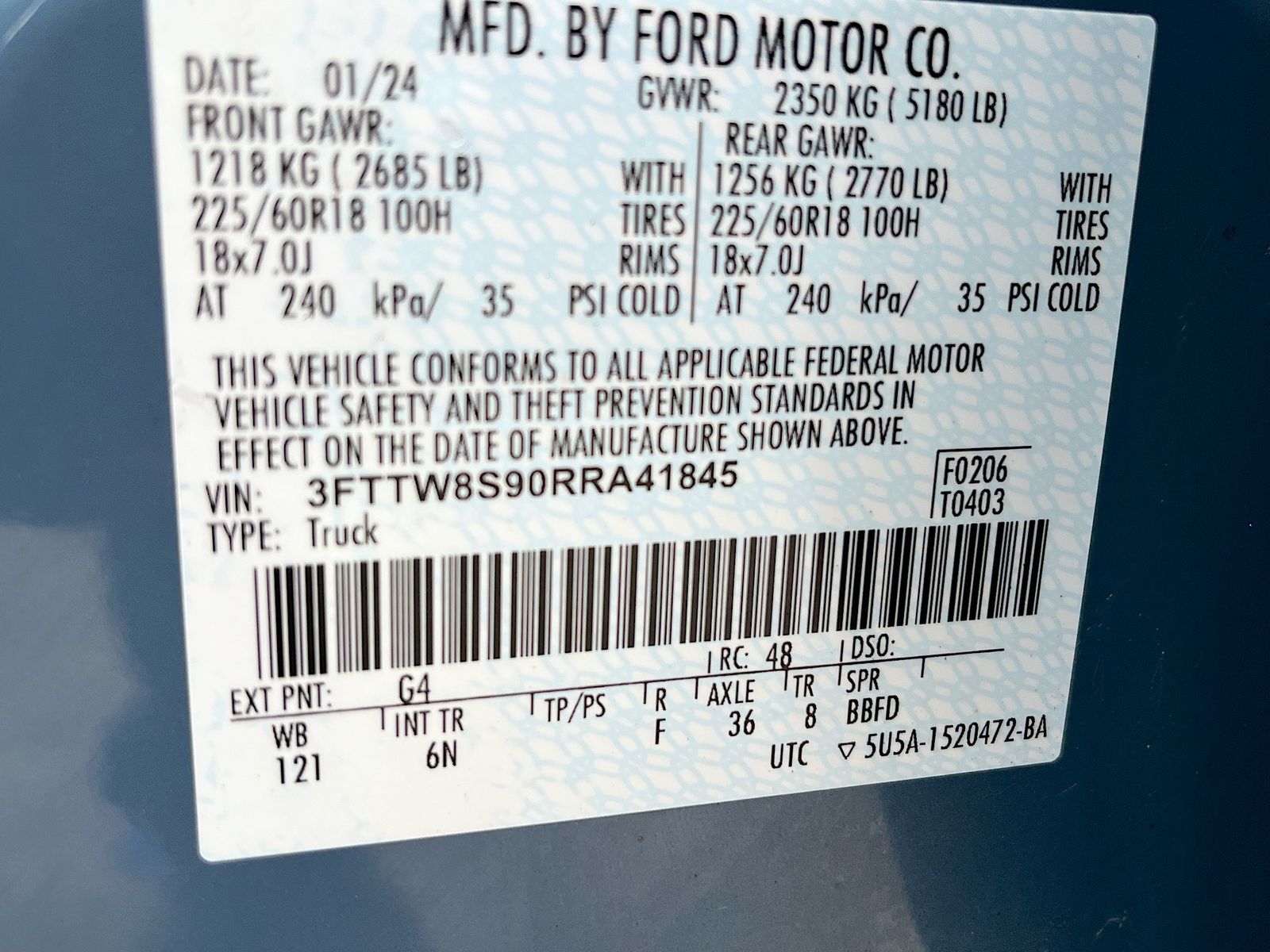 Used 2024 Gray Ford Lariat image 31