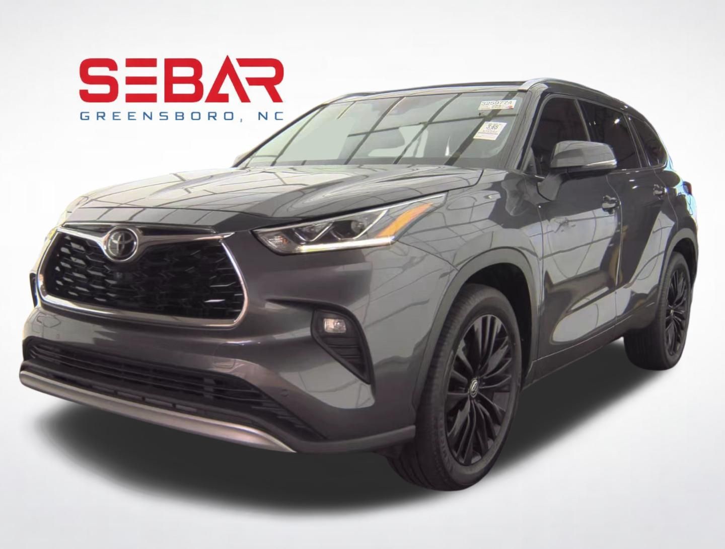 Gray 2021 Toyota Highlander Platinum FWD SUV / Crossover Front-Wheel Drive 8-Speed Automatic