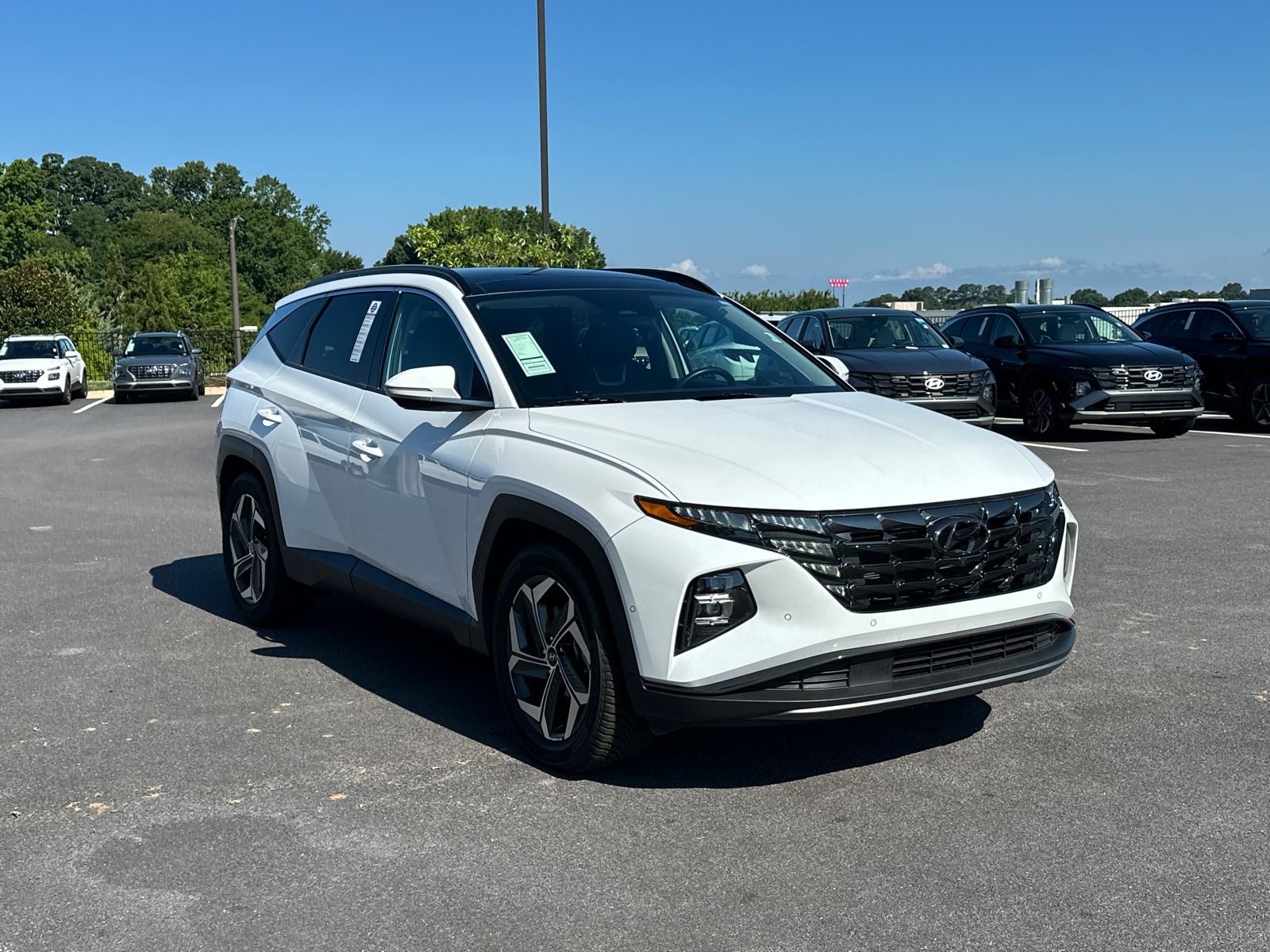 Quartz White 2022 Hyundai Tucson SUV / Crossover Front-Wheel Drive 8-Speed Automatic