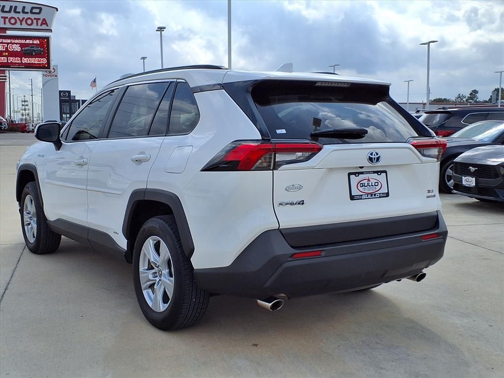 2021 Toyota RAV4 Hybrid XLE White at Don McGill Toyota