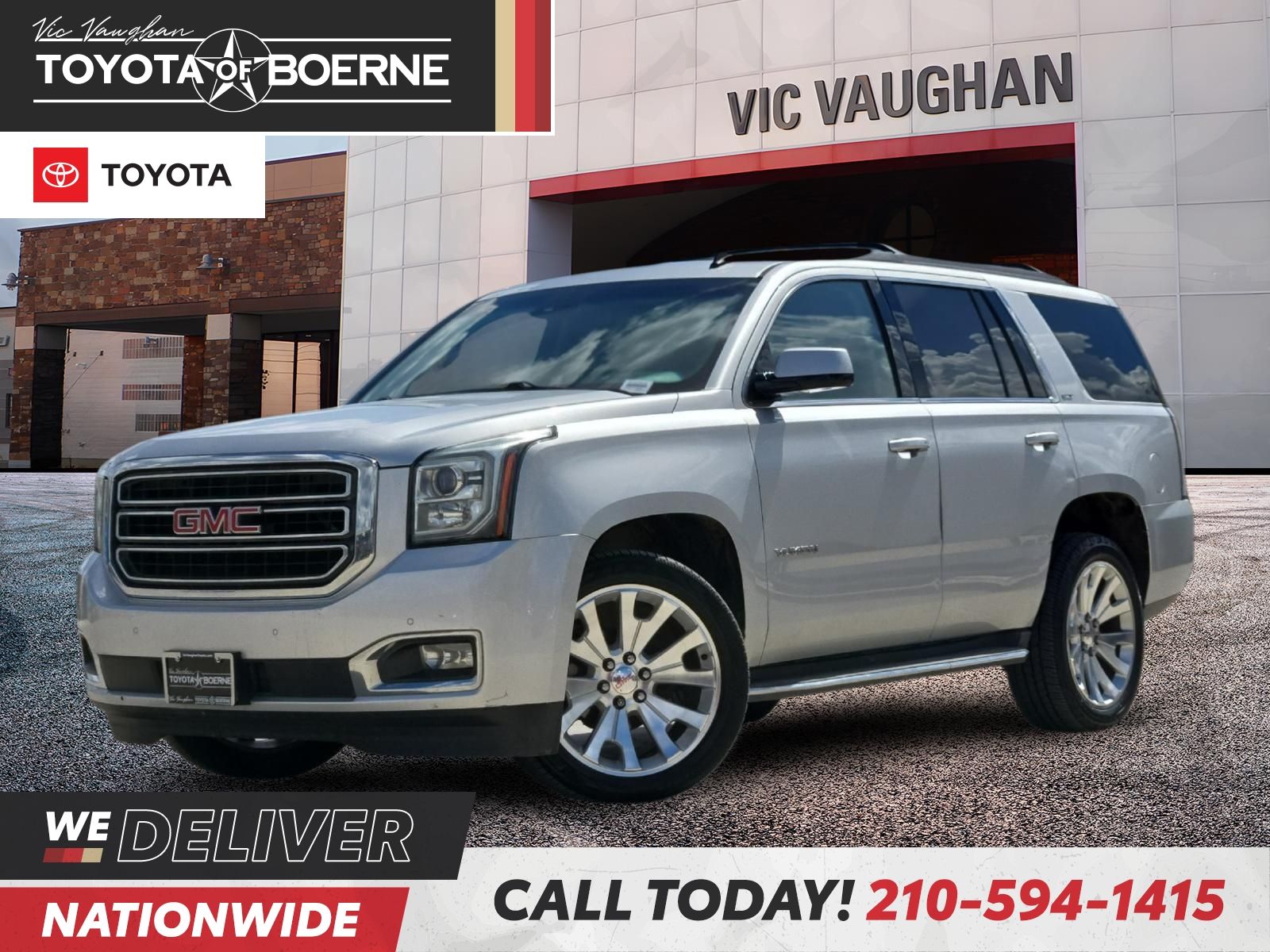 Quicksilver Metallic 2015 GMC Yukon SUV / Crossover 4X2 6-Speed Automatic Overdrive