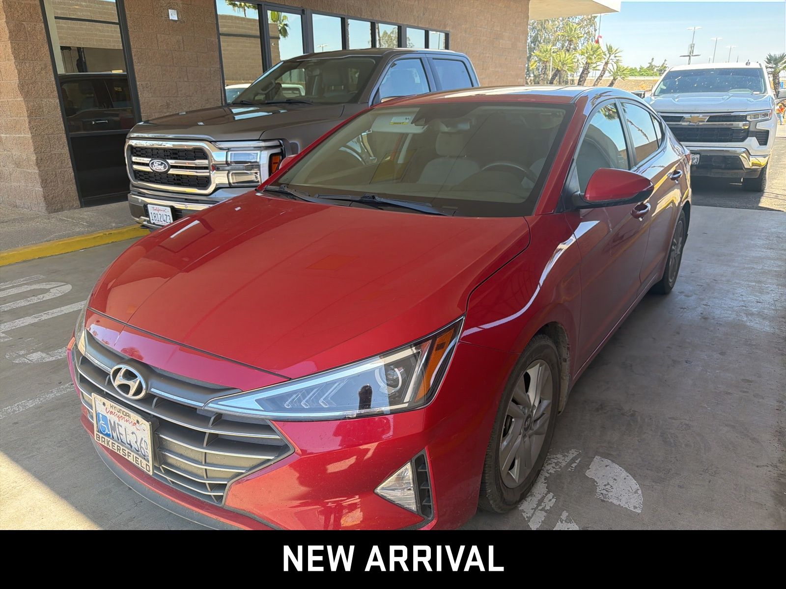 Calypso Red 2020 Hyundai Elantra Value Edition FWD Sedan Front-Wheel Drive Continuously Variable Transmission