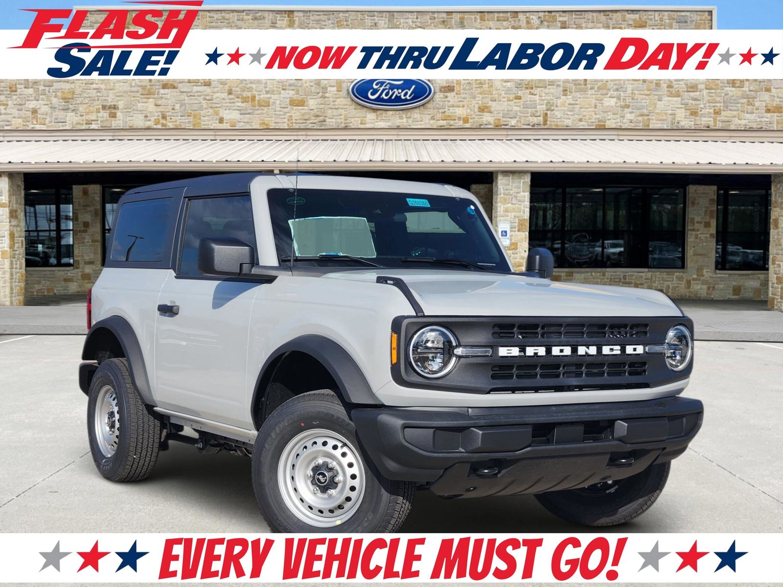 Avalanche Gray 2026 Ford Bronco SUV / Crossover Four-Wheel Drive Automatic