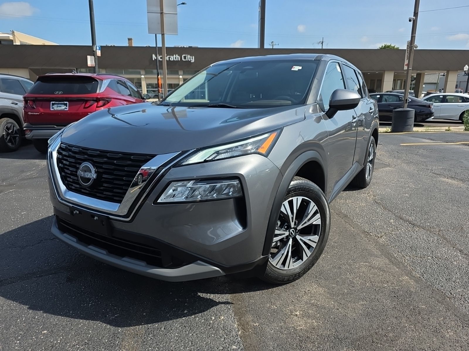 Gray (Gun Metallic) 2023 Nissan Rogue SV AWD SUV / Crossover All-Wheel Drive Continuously Variable Transmission