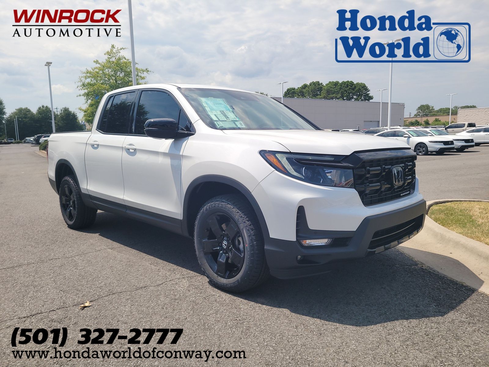 Platinum White Pearl 2026 Honda Ridgeline Pickup Truck All-Wheel Drive 9-Speed Automatic