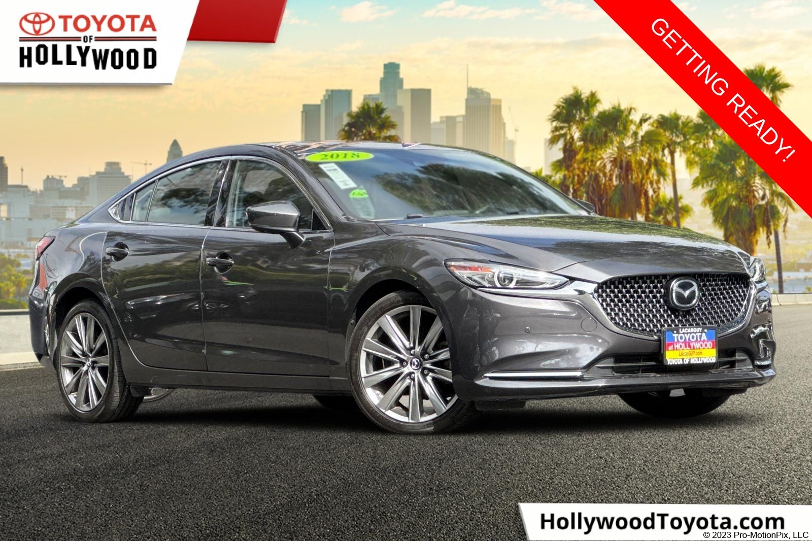 Machine Gray Metallic 2018 Mazda MAZDA6 Sedan Front-Wheel Drive 6-Speed Automatic