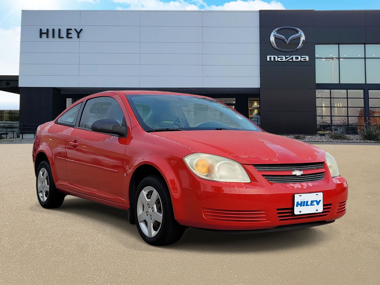 Victory Red 2007 Chevrolet Cobalt LS Coupe FWD Coupe Front-Wheel Drive 4-Speed Automatic Overdrive