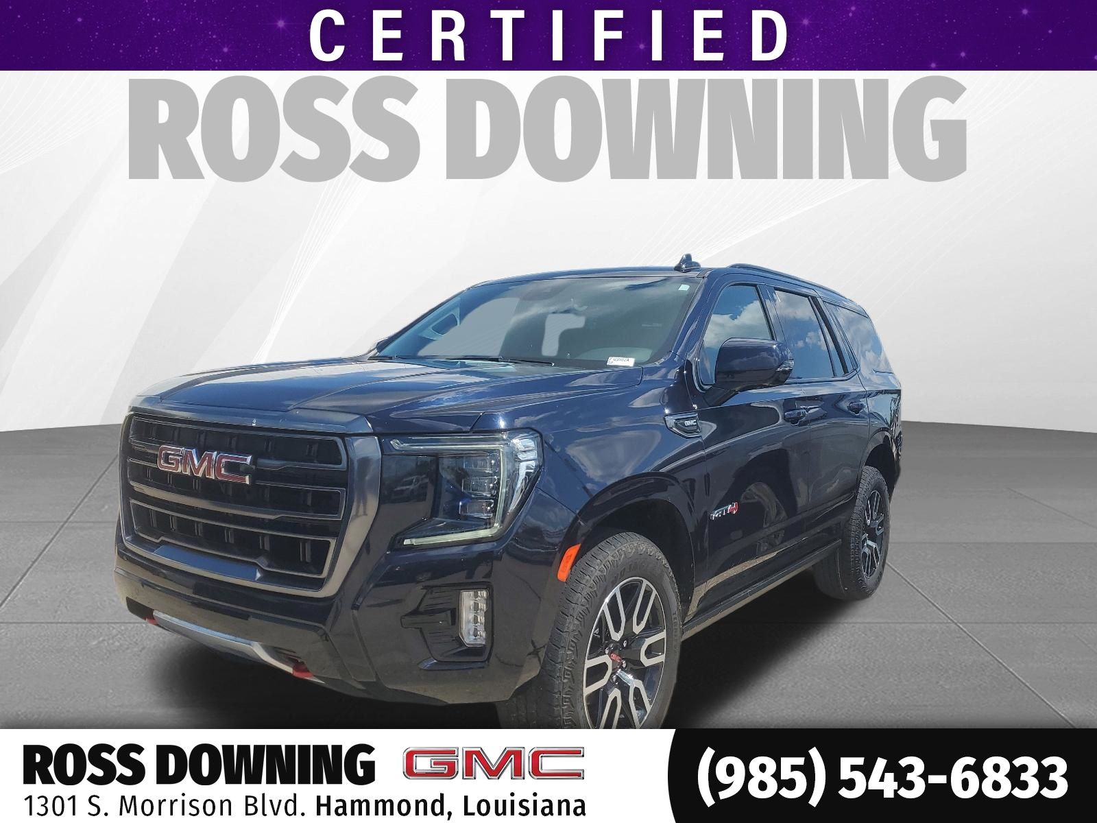 2024 GMC Yukon AT4 Blue at Ross Downing Buick GMC