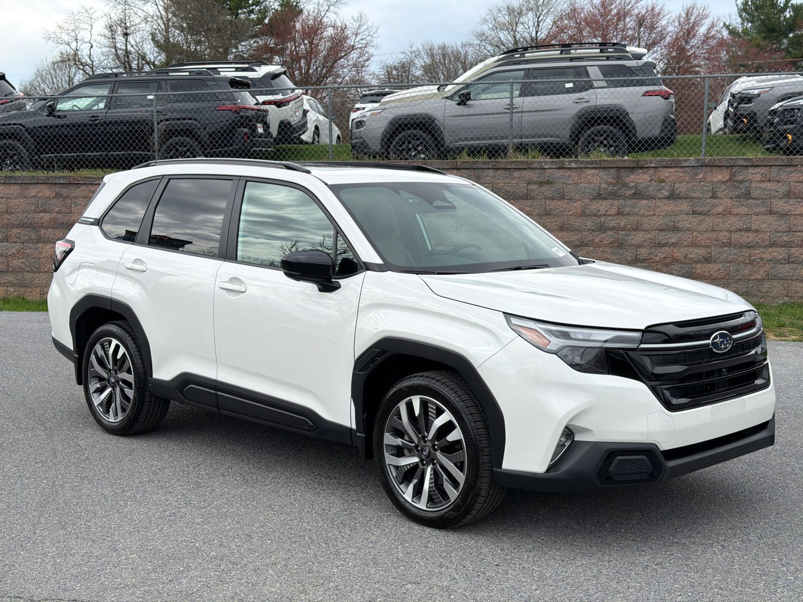 Crystal White Pearl 2026 Subaru Forester Touring Crossover AWD SUV / Crossover All-Wheel Drive Continuously Variable Transmission
