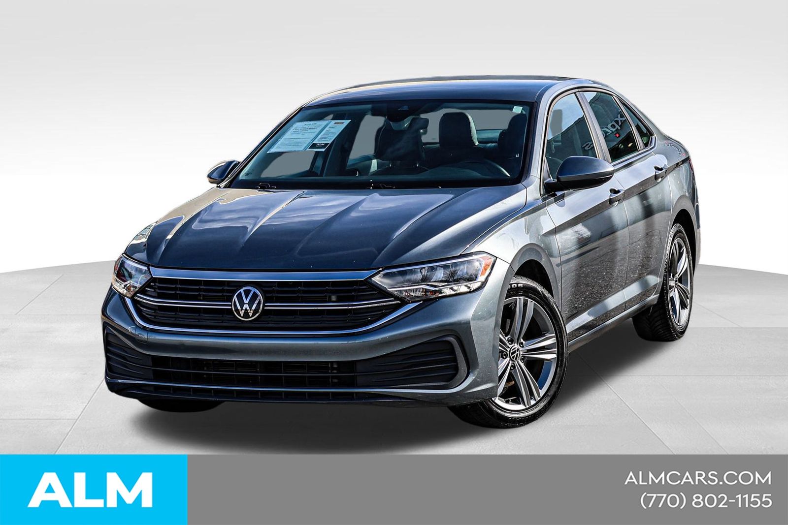 Gray 2024 Volkswagen Jetta SE FWD Sedan Front-Wheel Drive 8-Speed Automatic