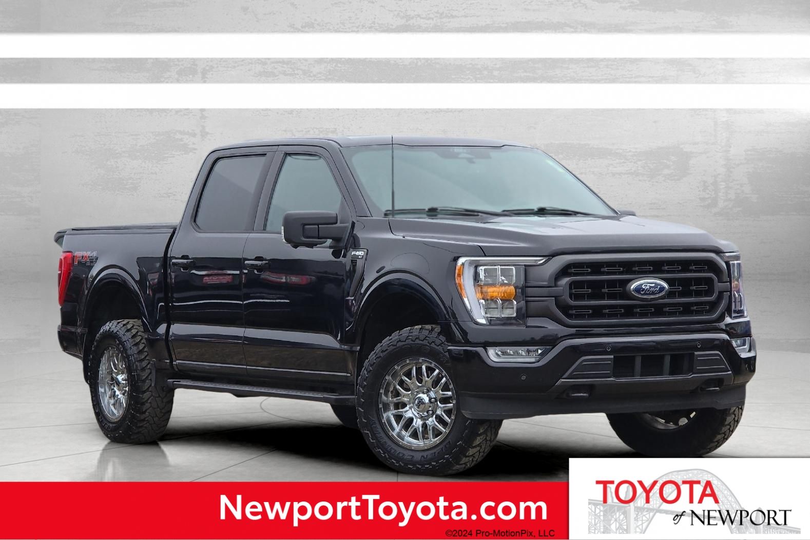 Black Metallic 2021 Ford F-150 Pickup Truck Four-Wheel Drive Automatic