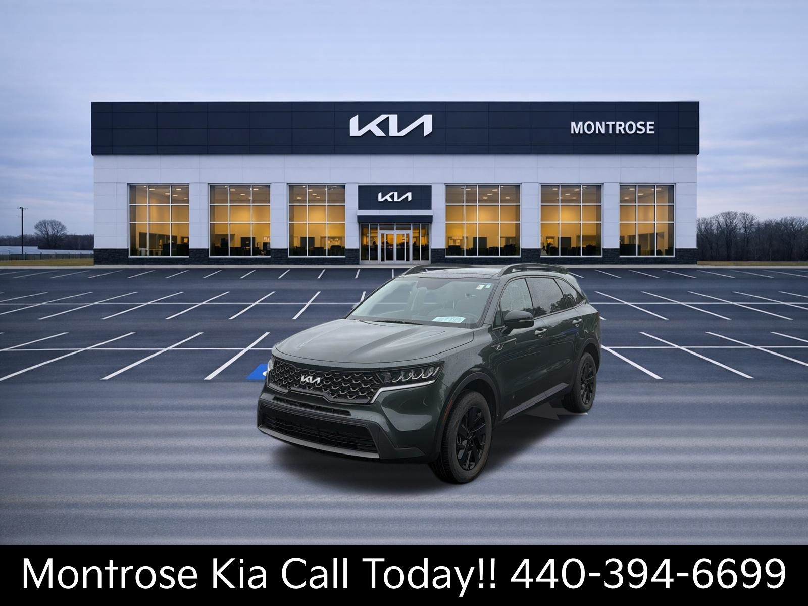 Green 2023 Kia Sorento SUV / Crossover All-Wheel Drive 8-Speed Automatic