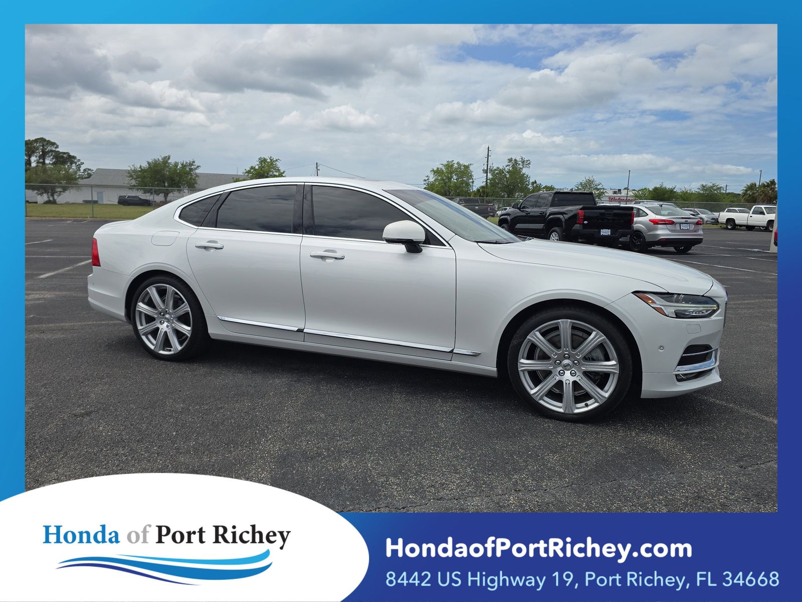 Crystal White Pearl 2017 Volvo S90 T6 Inscription AWD Sedan All-Wheel Drive Automatic