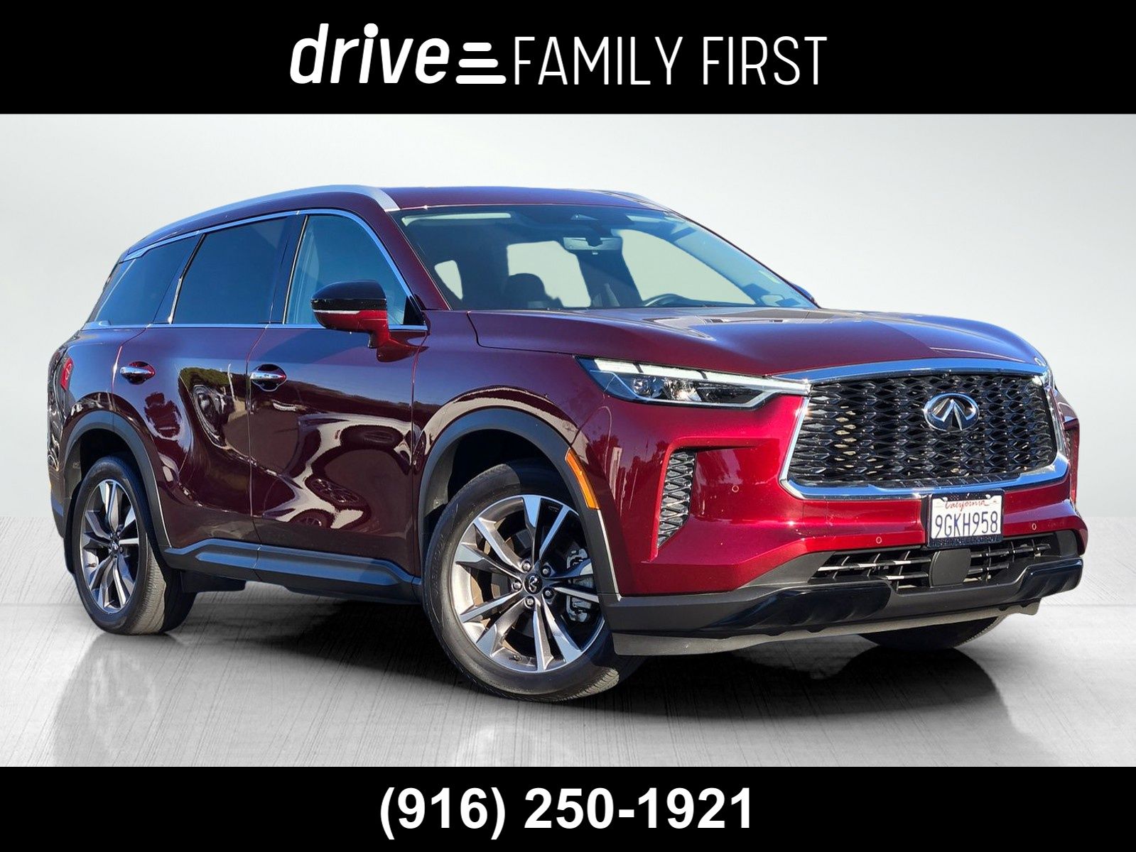 Deep Bordeaux 2023 INFINITI QX60 SUV / Crossover All-Wheel Drive 9-Speed Automatic