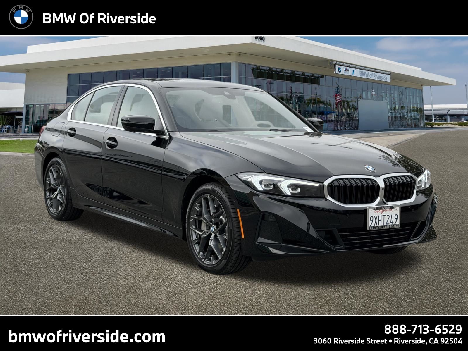 Jet Black 2026 BMW 3 Series Sedan Rear-Wheel Drive 8-Speed Automatic